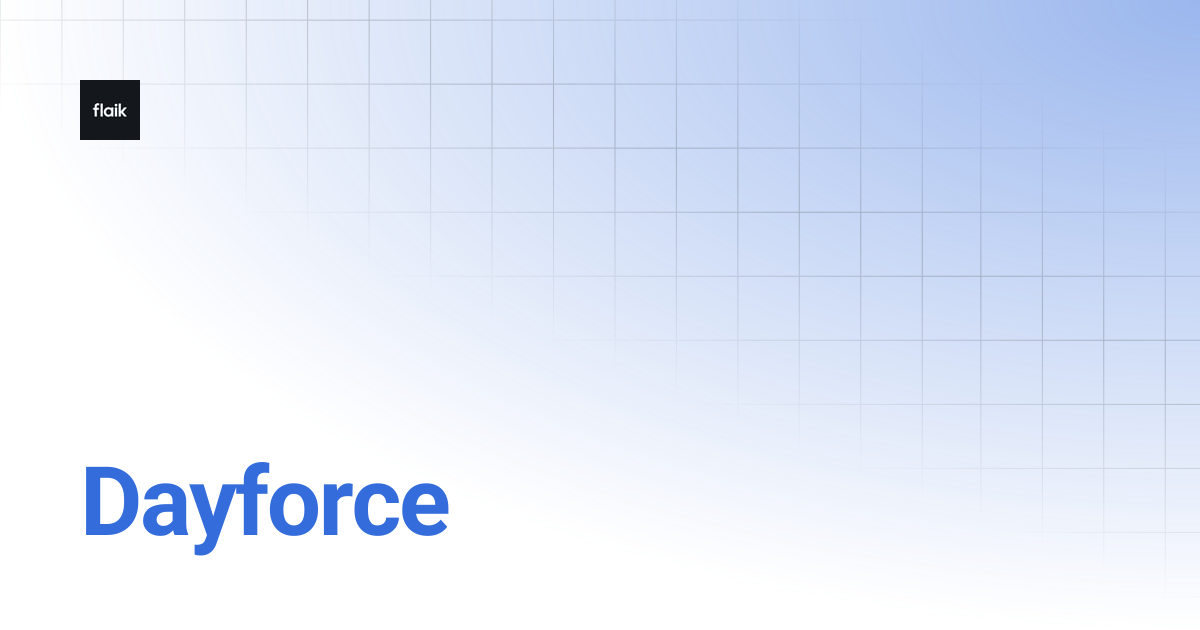 Dayforce | level up your flaik